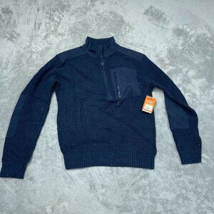 Bass Outdoor Mens Mixed Sweater Moonlit Ocean S NWT 6634